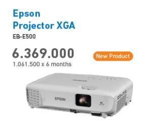 Promo Harga EPSON EB-E500 XGA 3LCD Projector  - Electronic City