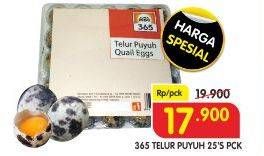 Promo Harga 365 Telur Puyuh 25 pcs - Superindo