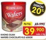 Promo Harga KHONG GUAN Wafers Chocolate 600 gr - Superindo