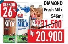Promo Harga Diamond Fresh Milk 946 ml - Hypermart