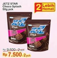 Promo Harga JETZ Star Snack Choco Splash per 2 pouch 50 gr - Indomaret