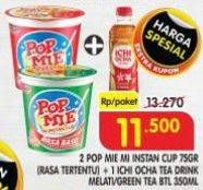 Pop Mie Mie Cup + Ichi Ocha Minuman Teh