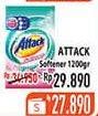 Promo Harga ATTACK Detergent Powder Plus Softener 1200 gr - Hypermart