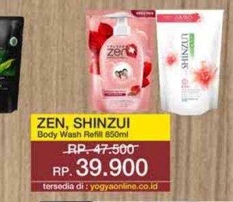 Promo Harga Shinzui Body Cleanser/ZEN Anti Bacterial Body Wash   - Yogya