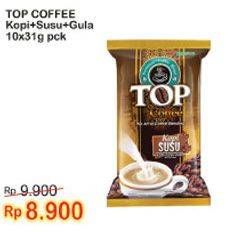 Promo Harga Top Coffee Kopi per 10 sachet 31 gr - Indomaret