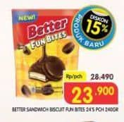 Promo Harga Roma Better Sandwich Funbites 240 gr - Superindo