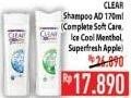 Promo Harga CLEAR Shampoo Ice Cool Menthol 170 ml - Hypermart