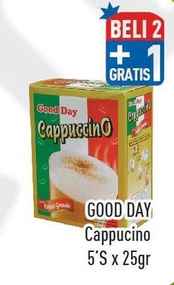 Promo Harga Good Day Cappuccino per 5 sachet 25 gr - Hypermart