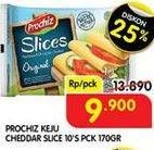 Promo Harga PROCHIZ Slices Original 170 gr - Superindo