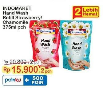 Promo Harga Indomaret Hand Wash Strawberry, Camomile 375 ml - Indomaret