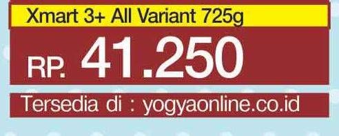 Promo Harga VIDORAN Xmart 3+ All Variants 725 gr - Yogya