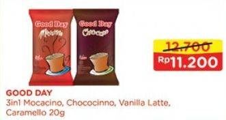 Promo Harga Good Day Mocacino/ Chococinno/ Vanilla Latte  - Alfamart