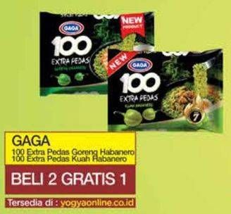 Promo Harga Gaga 100 Extra Pedas Goreng Harbanero, Kuah Harbanero 75 gr - Yogya
