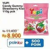Promo Harga Yupi Candy Strawberry Kiss 110 gr - Indomaret