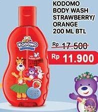 Promo Harga Kodomo Body Wash Gel Strawberry, Orange 200 ml - Indomaret