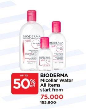 Promo Harga Bioderma Micellar Water  - Watsons