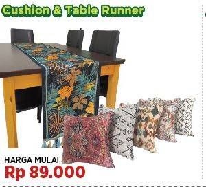 Promo Harga Cushion & Table Runner  - COURTS