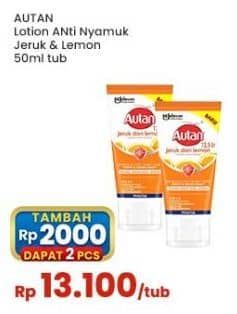 Promo Harga Autan Lotion Anti Nyamuk Jeruk Lemon 50 ml - Indomaret