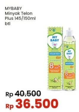 Promo Harga My Baby Minyak Telon Plus 150 ml - Indomaret