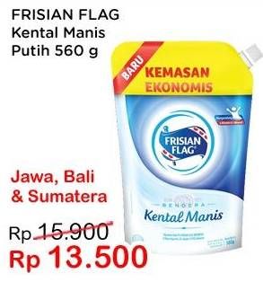 Promo Harga FRISIAN FLAG Susu Kental Manis Kecuali Putih 560 gr - Indomaret