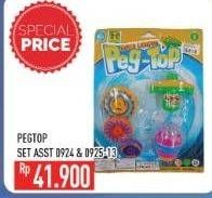 Promo Harga Peg-Top Set Asst 0924, 0925-13 1 pcs - Hypermart