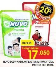 Promo Harga NUVO Body Wash Total Protect 450 ml - Superindo