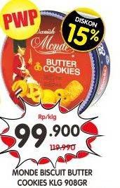 Promo Harga MONDE Butter Cookies 908 gr - Superindo