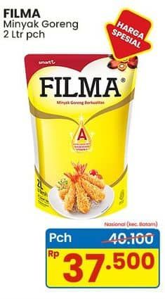 Promo Harga Filma Minyak Goreng 2000 ml - Indomaret