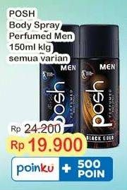 Promo Harga Posh Men Perfumed Body Spray All Variants 150 ml - Indomaret