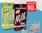Promo Harga DIAMOND Milk UHT 1000 ml - LotteMart