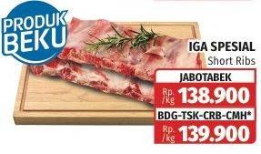 Promo Harga Iga Sapi Short Ribs  - Lotte Grosir