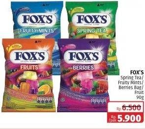 Promo Harga FOXS Crystal Candy Spring Tea, Fruits, Berries, Fruity Mints 90 gr - Lotte Grosir