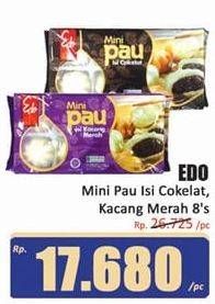 Promo Harga EDO Mini Pau Isi Kacang Merah, Cokelat 200 gr - Hari Hari