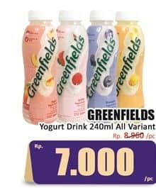 Promo Harga Greenfields Yogurt Drink All Variants 250 ml - Hari Hari