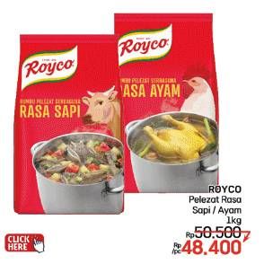 Promo Harga Royco Penyedap Rasa Ayam, Sapi 1000 gr - LotteMart