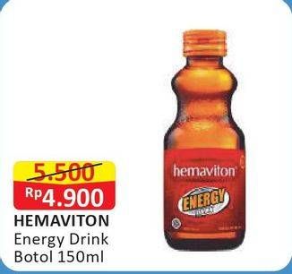 Promo Harga HEMAVITON Energi Drink 150 ml - Alfamart