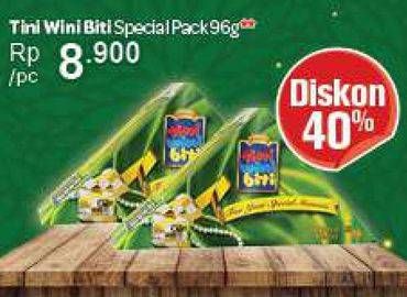 Promo Harga TINI WINI BITI Special Pack 96 gr - Carrefour