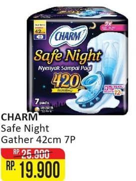 Promo Harga Charm Safe Night Gathers 42cm 7 pcs - Alfamart