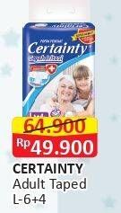 Promo Harga Certainty Adult Diapers L10  - Alfamart