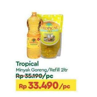 Tropical Minyak Goreng Botol, Refill 2 Liter