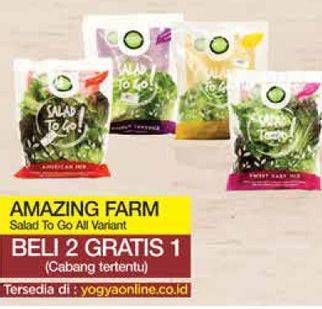 Promo Harga AMAZING FARM Salad To Go All Variants  - Yogya
