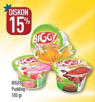 Promo Harga BIGGY Dairy Pudding 105 gr - Hypermart
