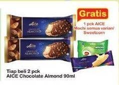 Promo Harga Aice Ice Cream Chocolate Almond 90 gr - Indomaret