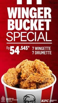 Promo Harga Winger Bucket Special  - KFC