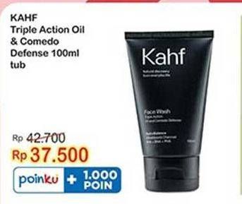 Promo Harga Kahf Face Wash Triple Action Oil And Comedo Defense 100 ml - Indomaret