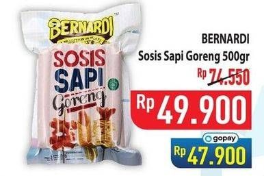 Promo Harga Bernardi Sosis Sapi Goreng 500 gr - Hypermart