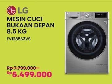 Promo Harga LG FV1285S3VS Mesin Cuci Front Load  - COURTS