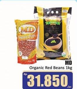 Promo Harga MD Organic Red Beans 1000 gr - Hari Hari