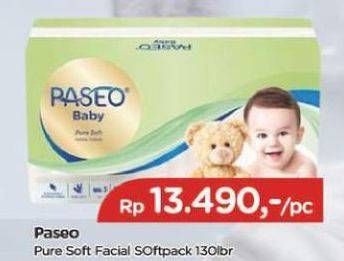 Promo Harga PASEO Baby Pure Soft 130 sheet - TIP TOP