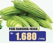 Promo Harga Pare Bangkok Hijau per 100 gr - Hari Hari